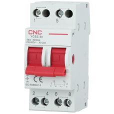 Перемикач навантаження трипозиційний 2P 40A 1-0-2 240/415V~