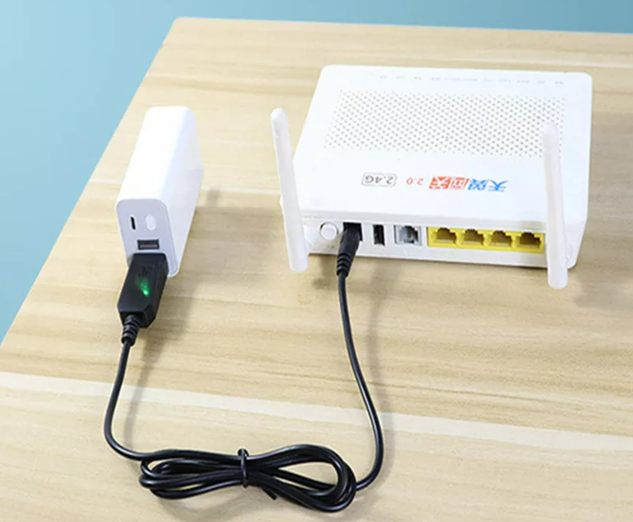 Купить Кабель для Wifi роутера модем от power bank USB-DC 12V 9V 5.5x2 ...