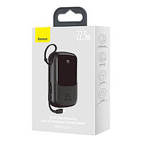 Павербанк Baseus з кабелем Type-C Qpow 20000 mAh 22.5W/5A, PD/QC, фото 4