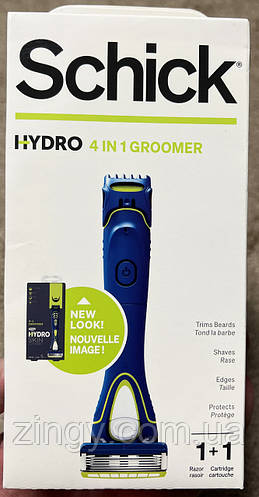 Бритва Schick Hydro 5 Groomer 4-в-1 + 2 сменные кассеты, Оригинал из ...