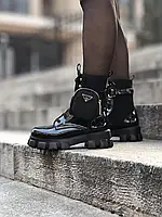 Жіночі черевики Prada Monolith \ Прада Моноліс