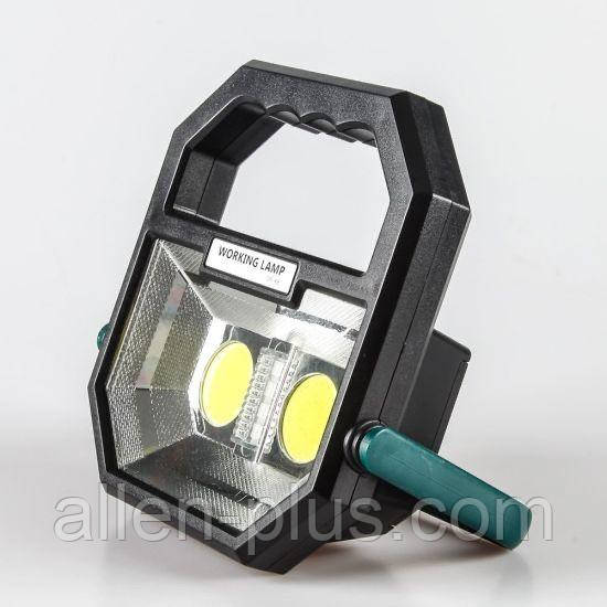 Ліхтар-прожектор переносний світлодіодний акумуляторний DR-908, power bank, фото 1