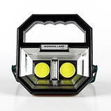 Ліхтар-прожектор переносний світлодіодний акумуляторний DR-908, power bank, фото 2