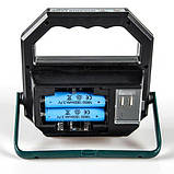 Ліхтар-прожектор переносний світлодіодний акумуляторний DR-908, power bank, фото 4