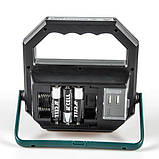 Ліхтар-прожектор переносний світлодіодний акумуляторний DR-908, power bank, фото 5