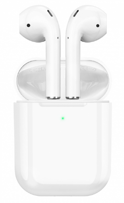 Навушники вставні HOCO EW02 TWS V5.0 BTсенсорні white+мікрофон