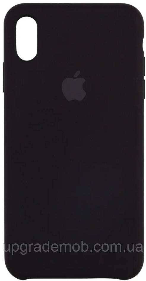 Силіконовий чохол iPhone X/XS Apple Silicone Case Black, фото 1