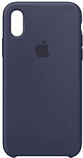 Силіконовий чохол iPhone X/XS Apple Silicone Case Midnight Blue