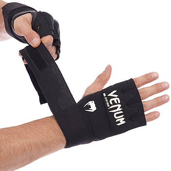 Рукавички-бінти гелеві внутрішні для боксу та єдиноборств Venum Kontact Gel Glove Wraps