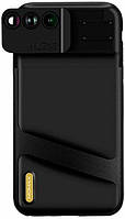 Чохол з об'єктивами Momax X-Lens 3-in-1 Black iPhone XR