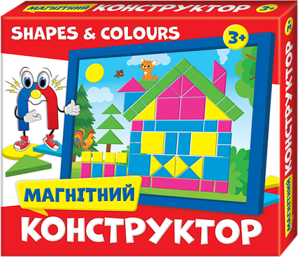 SHAPES & COLOURS. Магнітний конструктор (українською мовою)