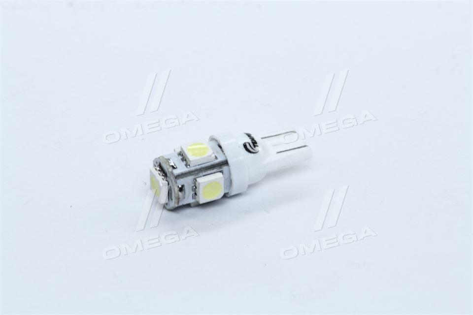 Лампа LED Б/ц Габарит и Панель Приборов T10 5SMD W5W 12V WHITE — Купить ...