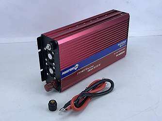 Перетворювач автомобільний інвертор PowerOne+ 12V-220V 4000W + USB (PI-4000W)
