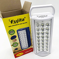 Ручной переносной фонарь на аккумуляторе USB фонарь Fujita DL-2606, 24 LED с павербанком белый