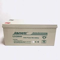 Гелевий акумулятор Jarrett 12V 200Ah Gelled Electrolite акумуляторна батарея