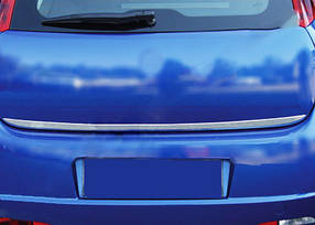 Крайка багажника (нерж.) Fiat Punto Grande/EVO 2006" і 2011 рр. AUC Накладки на двері Фіат Пунто Гранде —