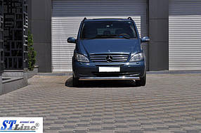 Mercedes Vito 639 2004-2010 Труба нижня одинарна 70 мм AUC Передні захисту Мерседес Бенц Вито W639