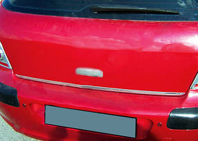 Крайка багажника (нерж.) Peugeot 307 AUC Накладки на кузов Пежо 307