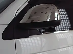 Volkswagen T5 FaceLift Накладки на дзеркала з полірованої неіржавкої сталі OmsaLine AUC Накладки на дзеркала