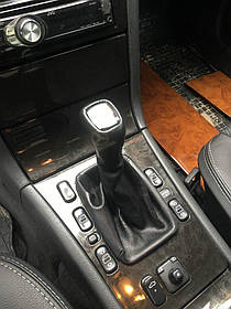 Чохол і ручка КПП без рамки (шкіра) Mercedes E-сlass W210 1995-2002 рр. AUC Чохли КПП Мерседес Бенц Е-Клас