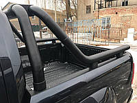 Volkswagen Amarok Ролл-бар на кузов черный 76мм AUC Дуги кузова Фольксваген Амарок