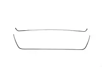 Окантовка решетки 2014-2018 (2 шт, нерж) Hyundai I-20 2014-2020 гг. AUC Защитные (хром) накладки на бампер