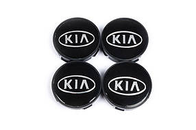 Ковпачки в диски 55 мм (4 шт) Тюнінг KIA AUC Ковпачки на диски КІА