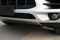 Передняя и задняя накладки (2 шт) Porsche Macan 2014 гг. AUC Тюнинг переднего бампера Порше Макан