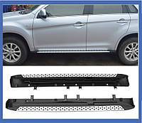 Боковые пороги Оригинал (2 шт) Mitsubishi ASX 2010↗/2016↗ гг. AUC Боковые пороги Митсубиси АСХ