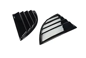 Накладки на трикутники дзеркал (2 шт., ABS) Honda Civic Sedan VIII 2006-2011 рр. AUC Дзеркала Хонда Цивік Седан