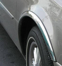 Накладки на арки (4 шт., нерж) Mazda 323 AUC Хром накладки на арки Мазда 323