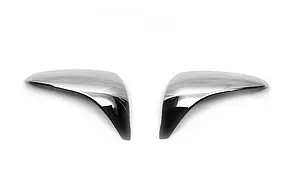 Накладки на дзеркала (2 шт., неірж.) Hyundai IX-35 2010-2015 гг. AUC Накладки на дзеркала Хюндай Ай Ікс 35