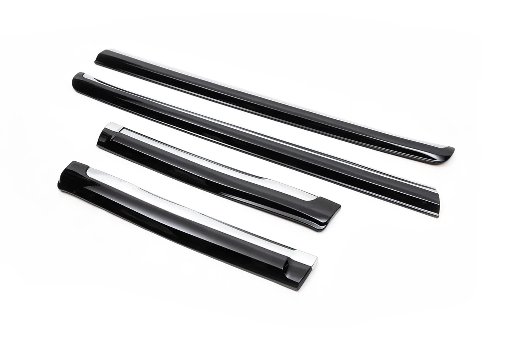 Купить Toyota Prado 150 Молдинг дверей (дизайн 2013-2017) белого цвета ...