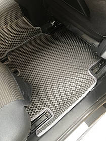 Поліуретанові килимки (2 ряди, EVA, чорні) Volkswagen Sharan 2010 рр. AUC Гумові килимки Фольксваген