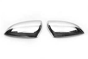 Накладки на дзеркала Omsa (нерж.) 2 шт. Nissan Qashqai AUC Накладки на дзеркала Нісан Кашкай