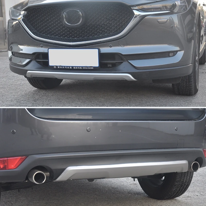 Передняя и Задняя Накладки V2 Mazda CX-5 2017↗ Гг. AUC Тюнинг Переднего ...