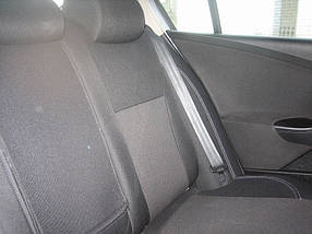 Авточохли (шкірзам<unk> тканина, Premium) Volkswagen Passat B6 2006-2012 рр. AUC Чохли з екошкіри Фольксваген Пассат