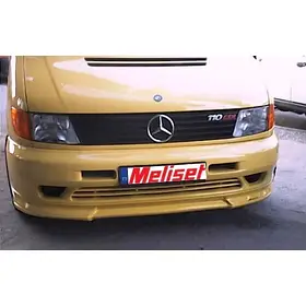 Нижня накладка на бампер Brabos Style (під фарбування) Mercedes Vito W638 1996-2003 рр. AUC Тюнінг переднього