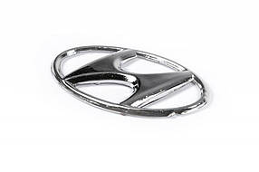 Емблема (самоклейка, 80 мм на 40 мм) Hyundai Getz AUC значок Хюндай Гетц