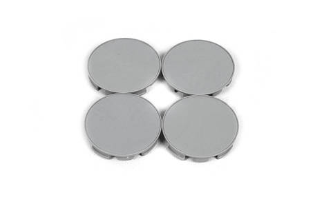 Ковпачки в титанові диски універсальні сірі 59/55 мм AUC Ковпачки на диски, фото 2