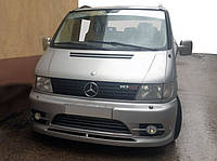 Накладка на передний бампер Озель V1 (под покраску) Mercedes Vito W638 1996-2003 гг. AUC Тюнинг переднего