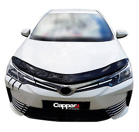 Дефлектор капота (EuroCap) Toyota Corolla 2013-2019 рр. AUC Дефлектор на капот (Мухобійка) Тойота Корола