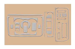 Skoda Roomster 2008-2014 накладки на панель колір дерево AUC Накладки на панель Шкоду Румстер