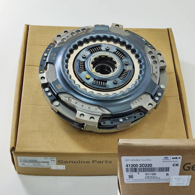 Сцепление 2х дисковое D7GF1 7DCT Hyundai Kia 412002D220