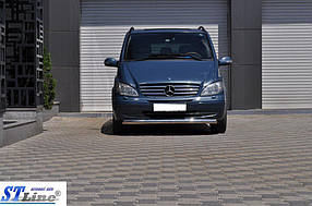 Mercedes Vito 639 2004-2010 Палиця нижня одинарна 60 мм AUC Передні захисту Мерседес Бенц Віто W639