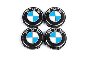 Ковпачки 55 мм (4 шт) Тюнінг BMW AUC Ковпачки на диски БМВ