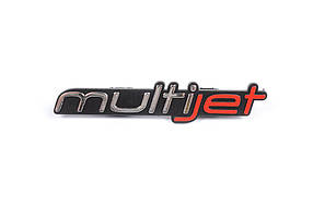 Opel Agila 2000-2007 рр. Значок Multijet (на клямках) JET — яскравочервоний AUC написі Опель Агріла