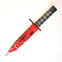 Дерев'яний ніж-іграшка "М-9 BAYONET BLUE BLOOD" Блакитна кров з STANDOFF 2, іграшкова зброя