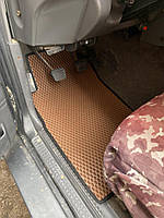 Nissan Patrol Y60 Полиуретановые коврики Передние (EVA, кирпичные) AUC Резиновые коврики Ниссан Патрол Y60