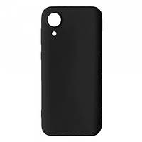 Samsung A03 Core A032 Чехол силиконовый Silicone Cover (черный)